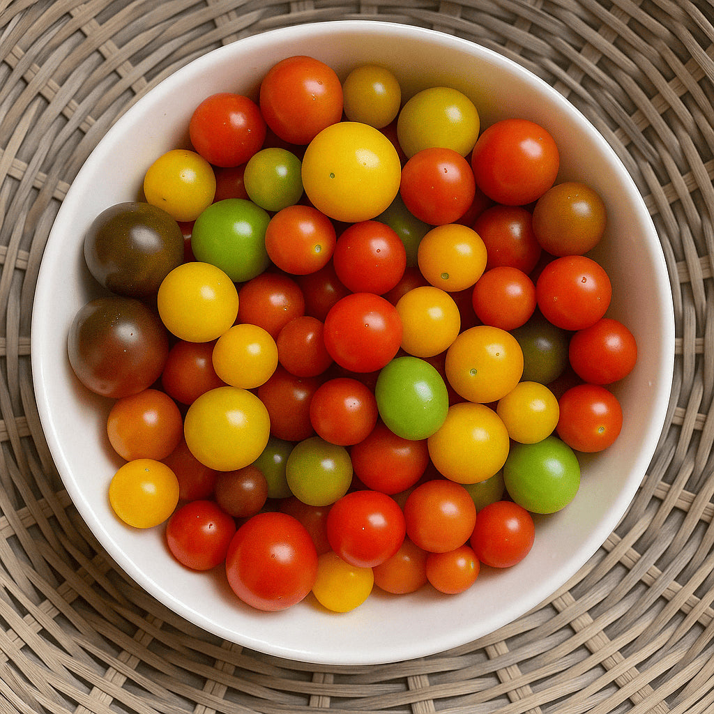 Tomate cherry colores